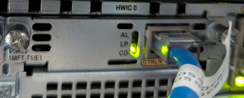 VWIC2-1MFT-T1/E1 in the 3845